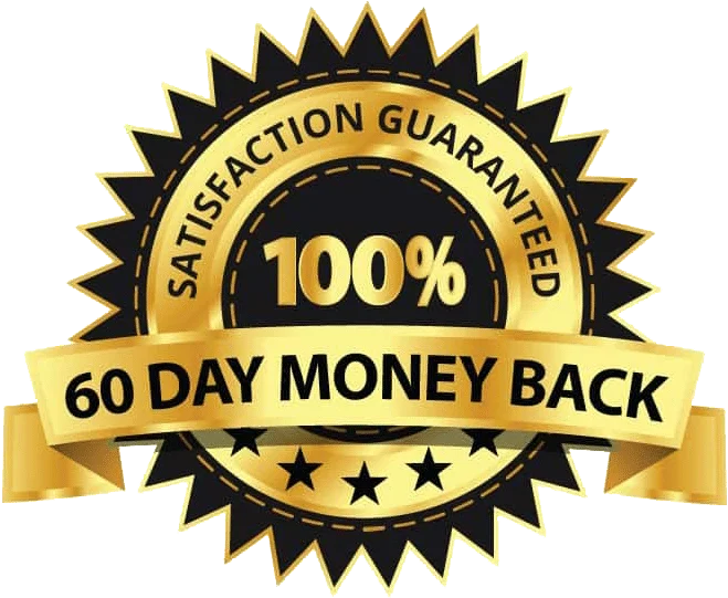 Dark Reset Money back badge